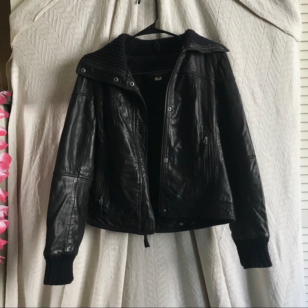 Eddie Bauer Lamb Leather Jacket XSP